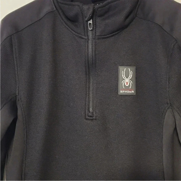 Spyder Men's Mendoza Quarter-Zip Core Pullover  Sweater Size medium - Picture 3 of 7